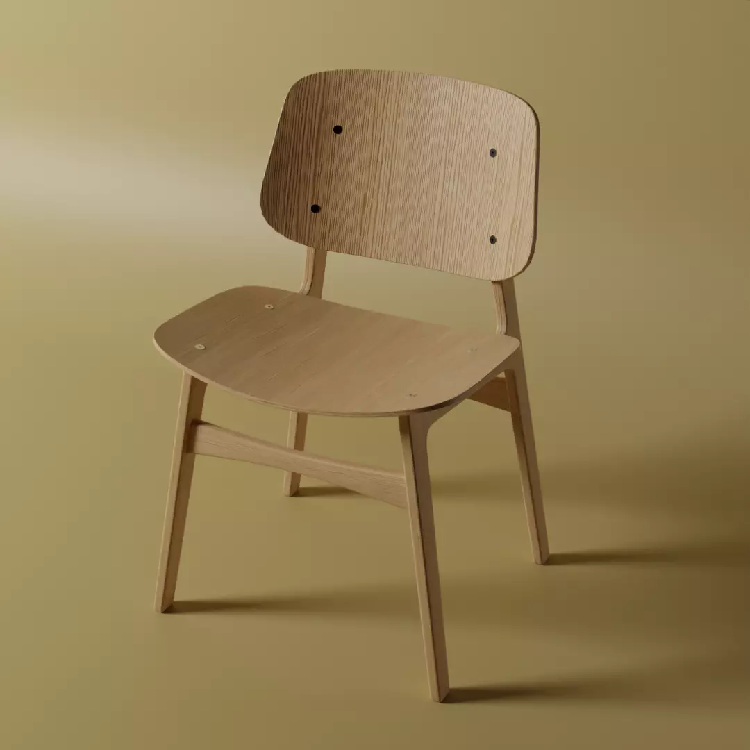 Soborg chair 3D model_0