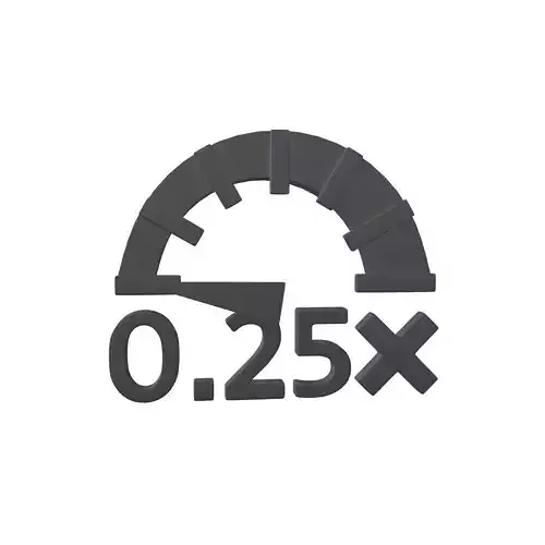 Speed 0 point 25 Symbol v1 001