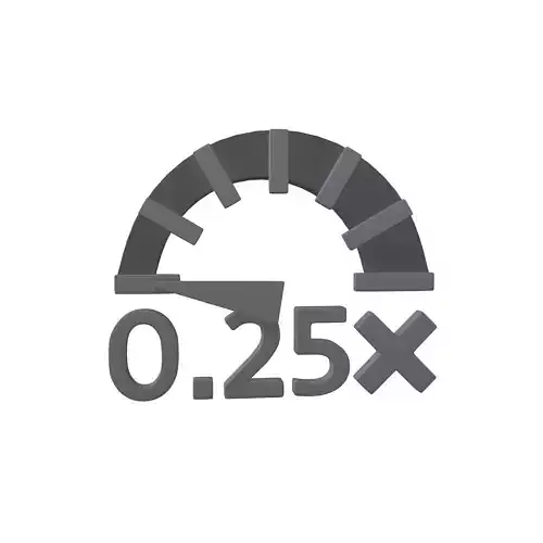 Speed 0 point 25 Symbol v1 002