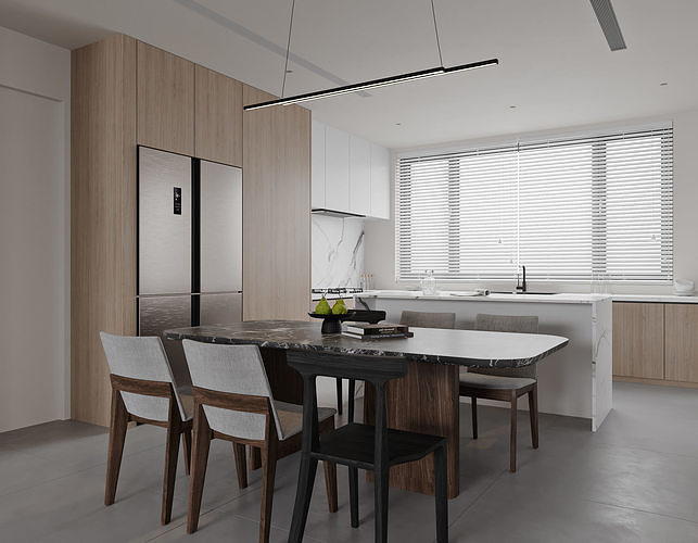 Modern Apartment 3D Model 3D model 4