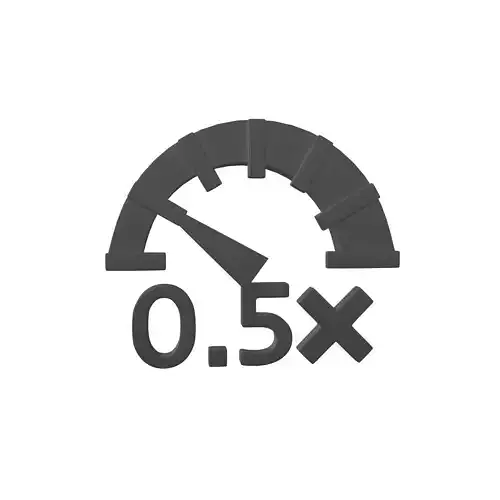 Speed 0 point 5 Symbol v1 001