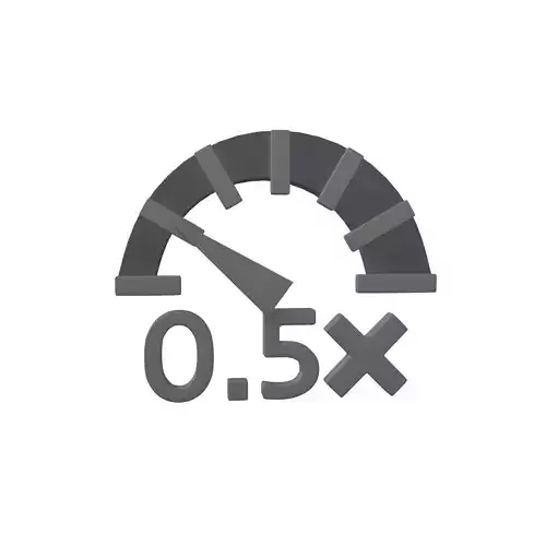 Speed 0 point 5 Symbol v1 002