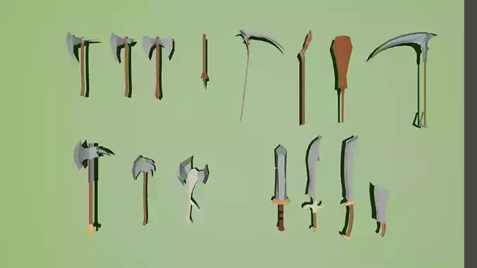 Lowpoly Weapon Pack