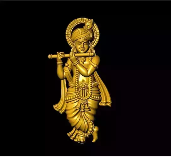 Krishna Pendant 3D print model