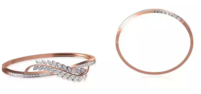 Women Bangle Bracelet STL JCD Details