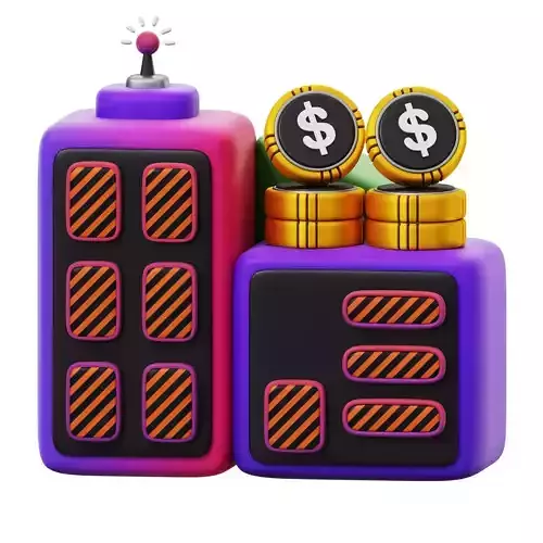 Real Estate Investment 3D Icon