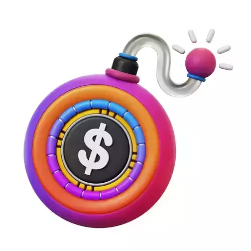 Investment Risk 3D Icon Low-poly 3D model