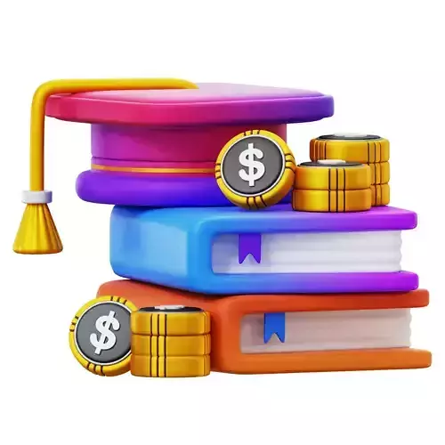 Invest For Education 3D Icon