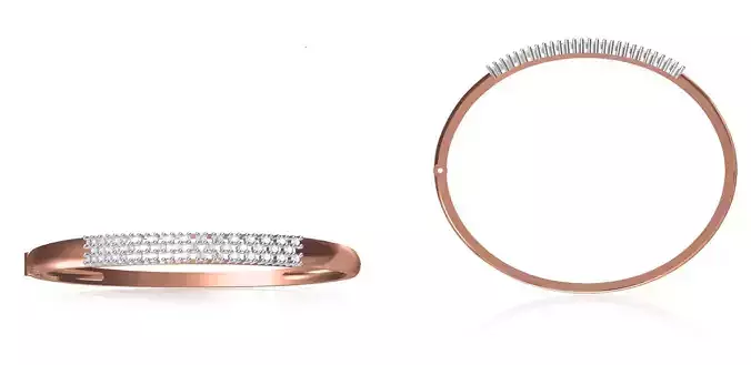 Women Bangle Bracelet STL JCD Details