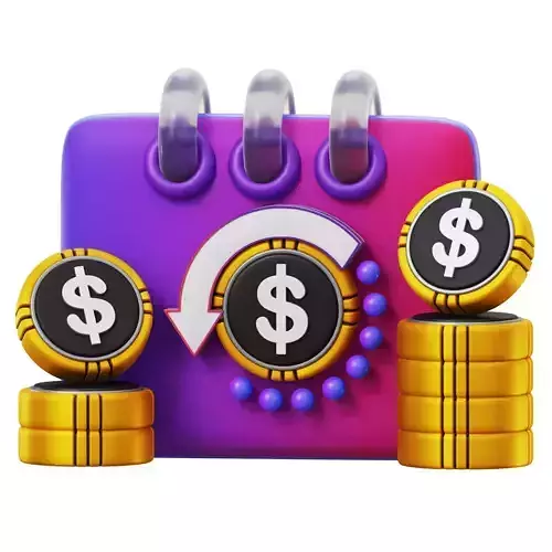 Annuity 3D Icon Low-poly 3D model