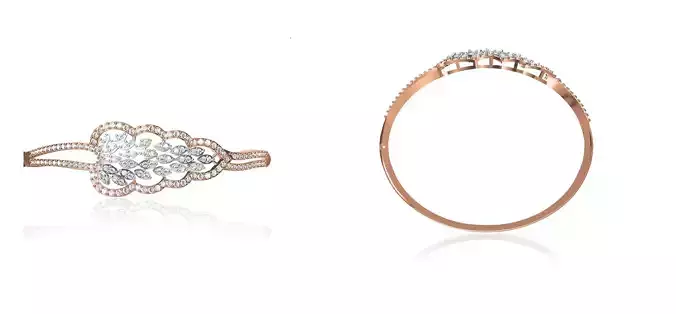 Women Bangle Bracelet STL JCD Details