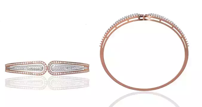 Women Bangle Bracelet STL JCD Details