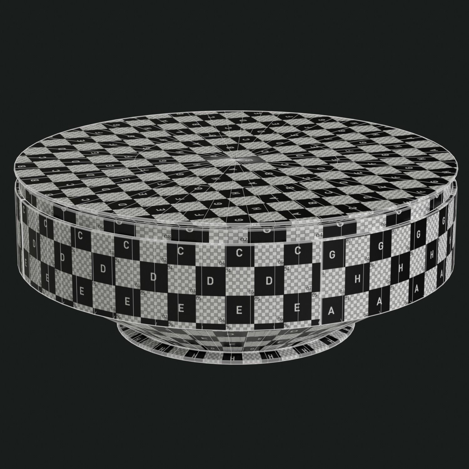 Berkley Nesting Coffee Table Set Low-poly 3D model_21