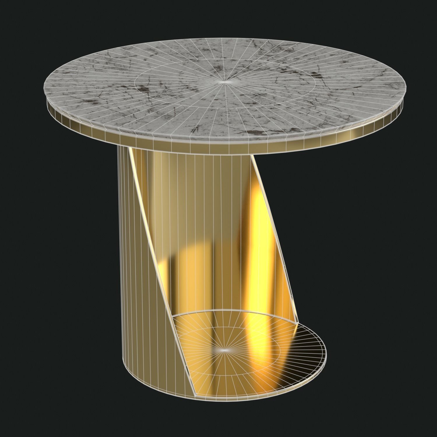 Berkley Nesting Coffee Table Set Low-poly 3D model_28