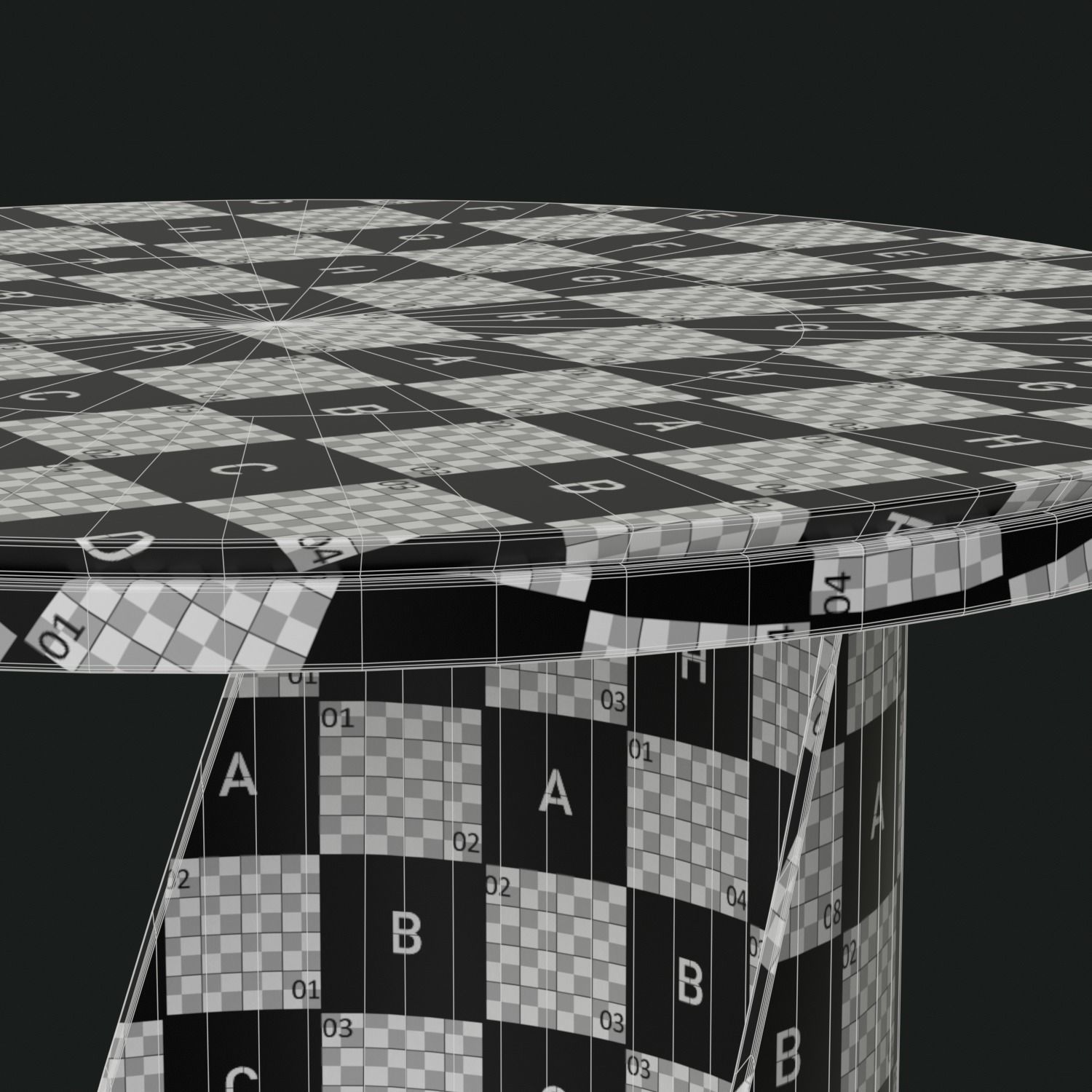 Berkley Nesting Coffee Table Set Low-poly 3D model_30