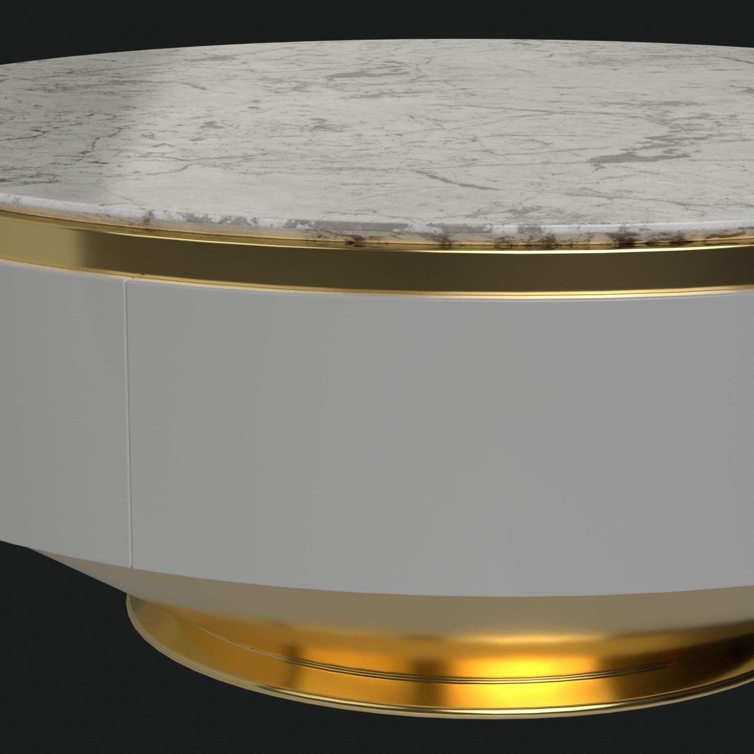 Berkley Nesting Coffee Table Set Low-poly 3D model_23