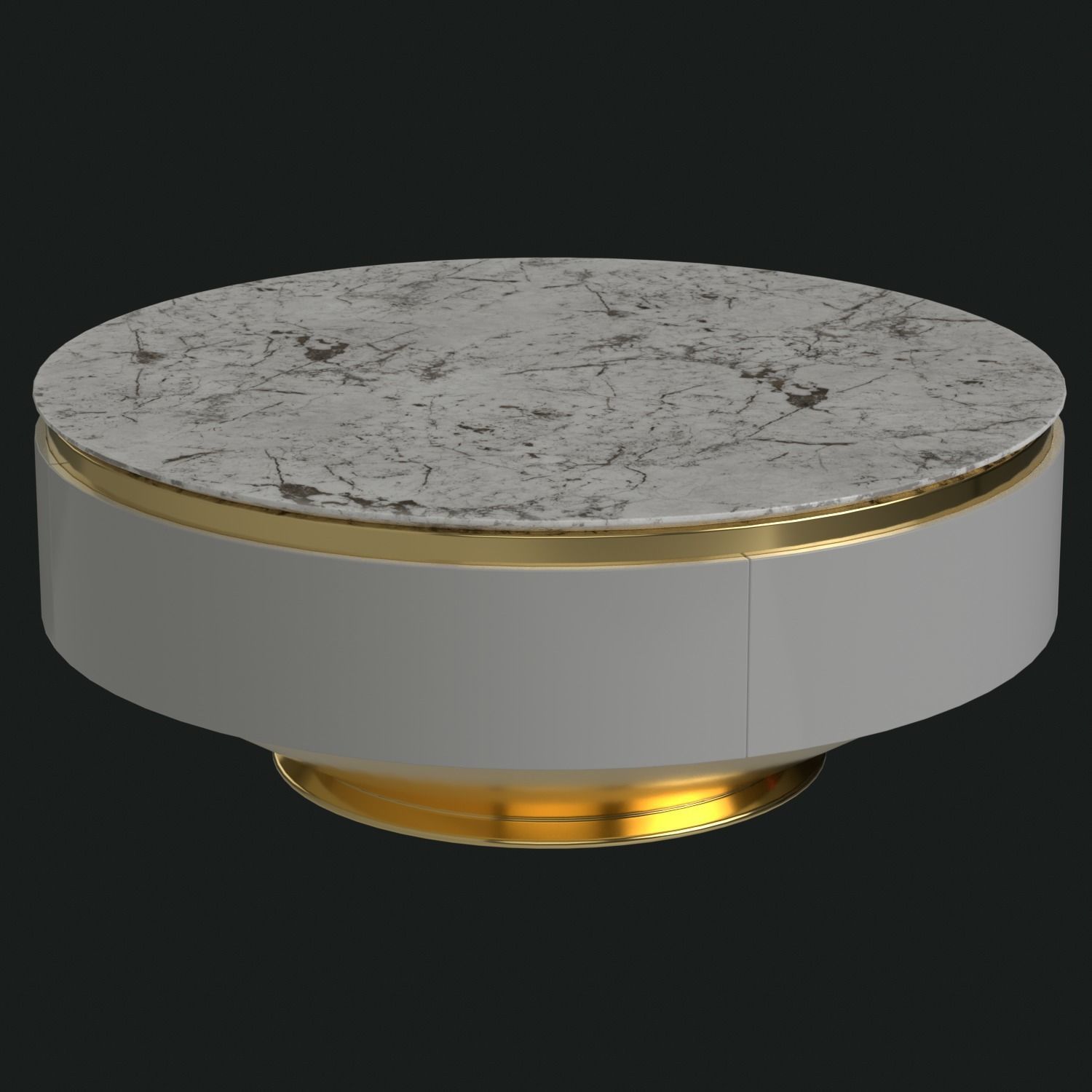 Berkley Nesting Coffee Table Set Low-poly 3D model_20