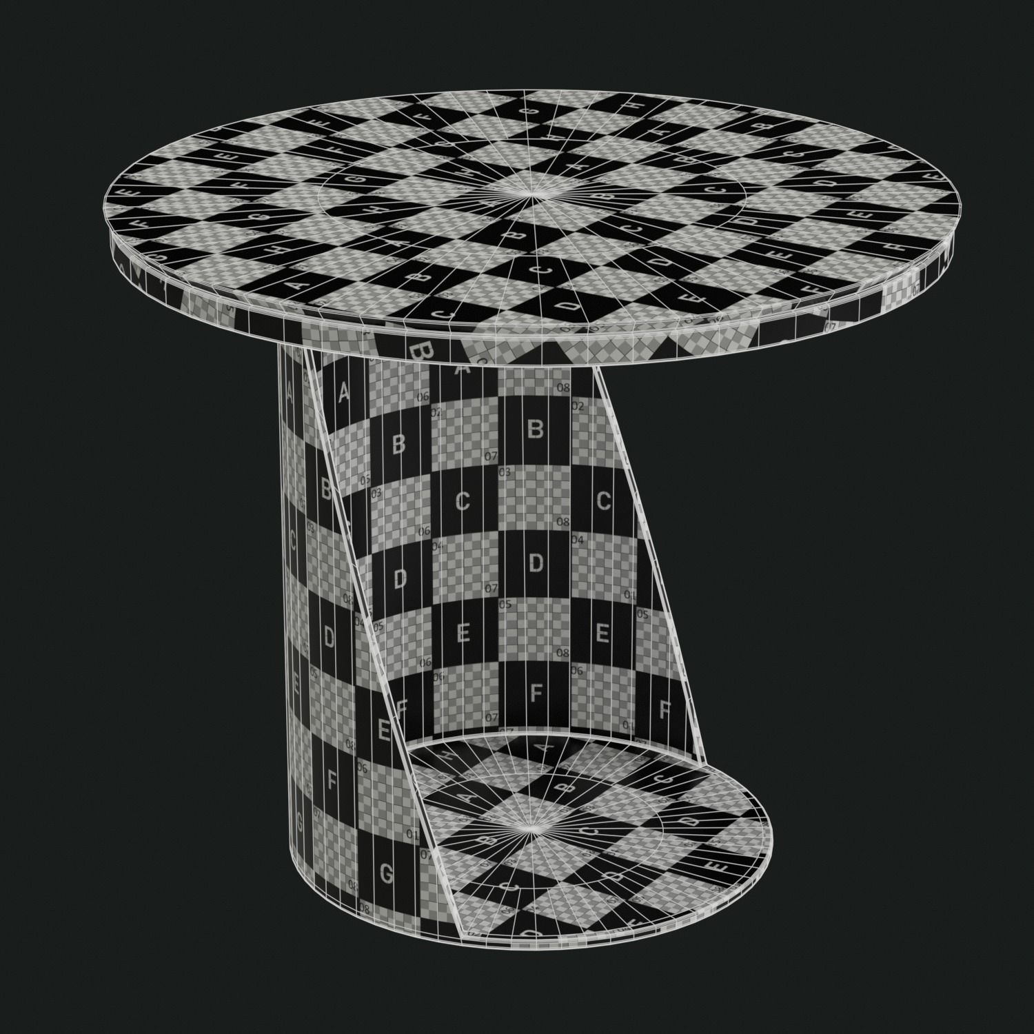 Berkley Nesting Coffee Table Set Low-poly 3D model_27