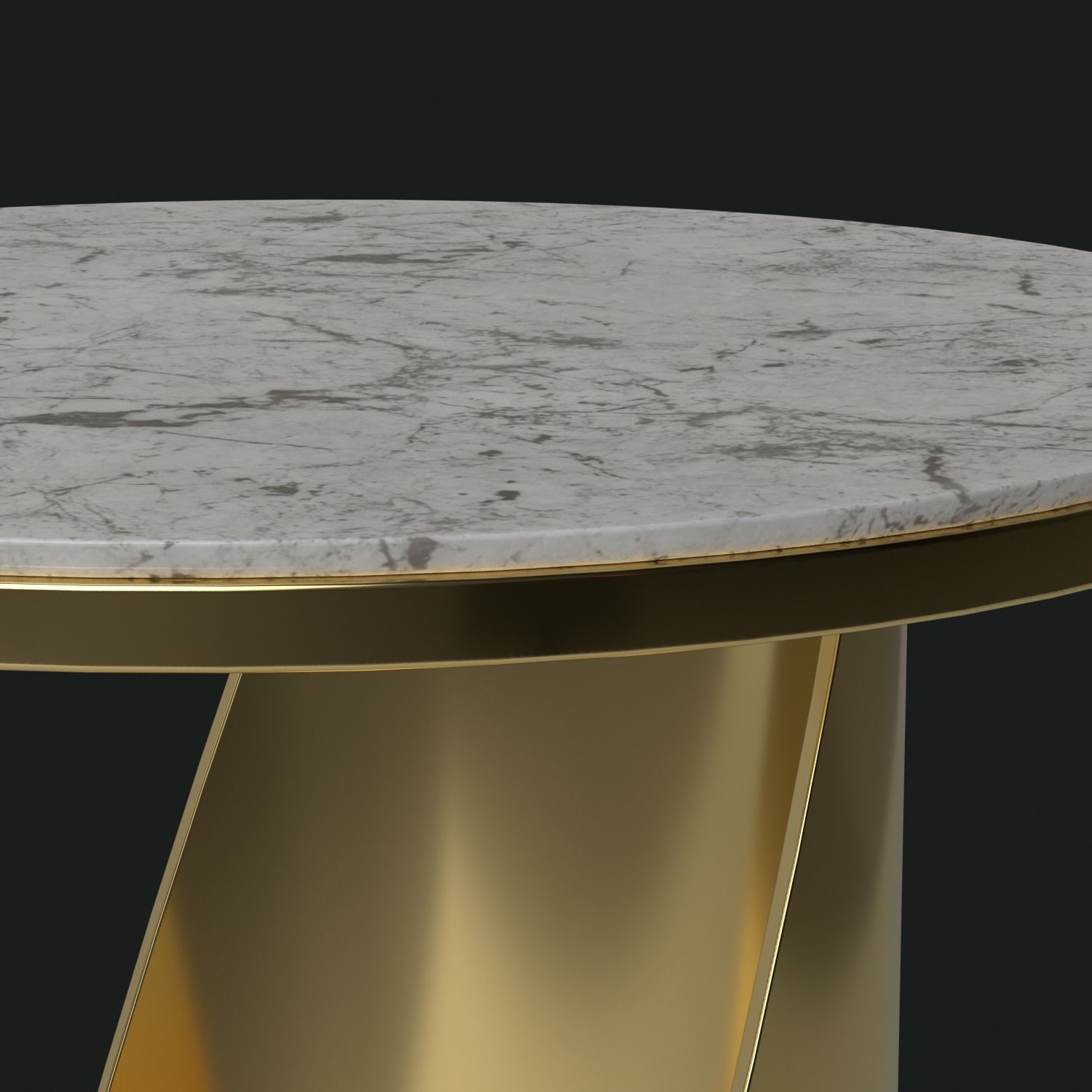 Berkley Nesting Coffee Table Set Low-poly 3D model_29