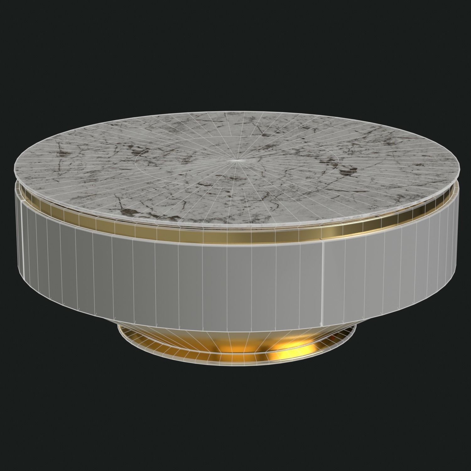 Berkley Nesting Coffee Table Set Low-poly 3D model_22