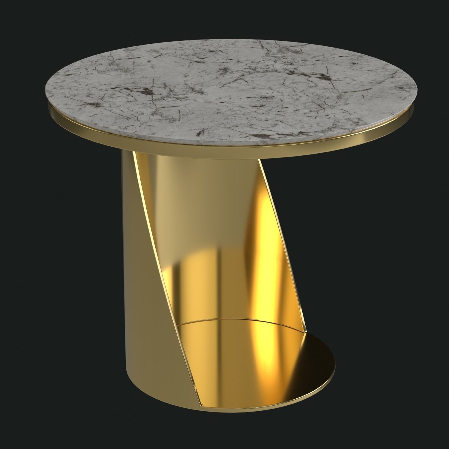 Berkley Nesting Coffee Table Set Low-poly 3D model_26