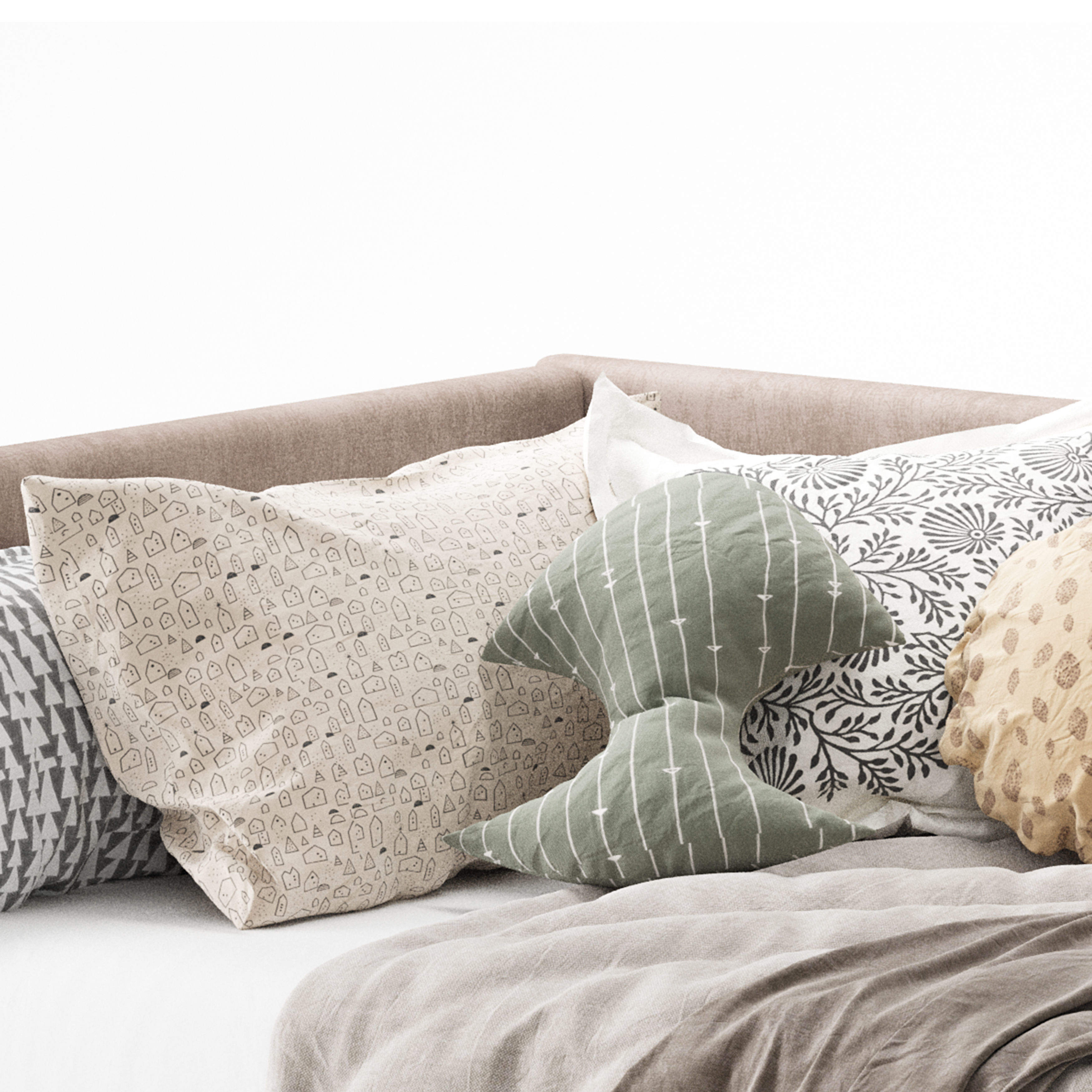 Child Bed 01 3D model_4