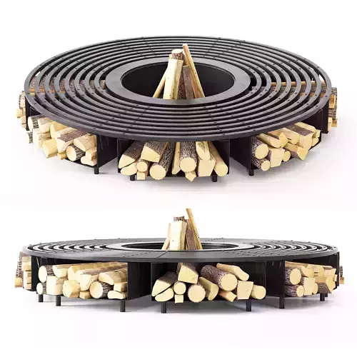 Fire Pit 05 3D model