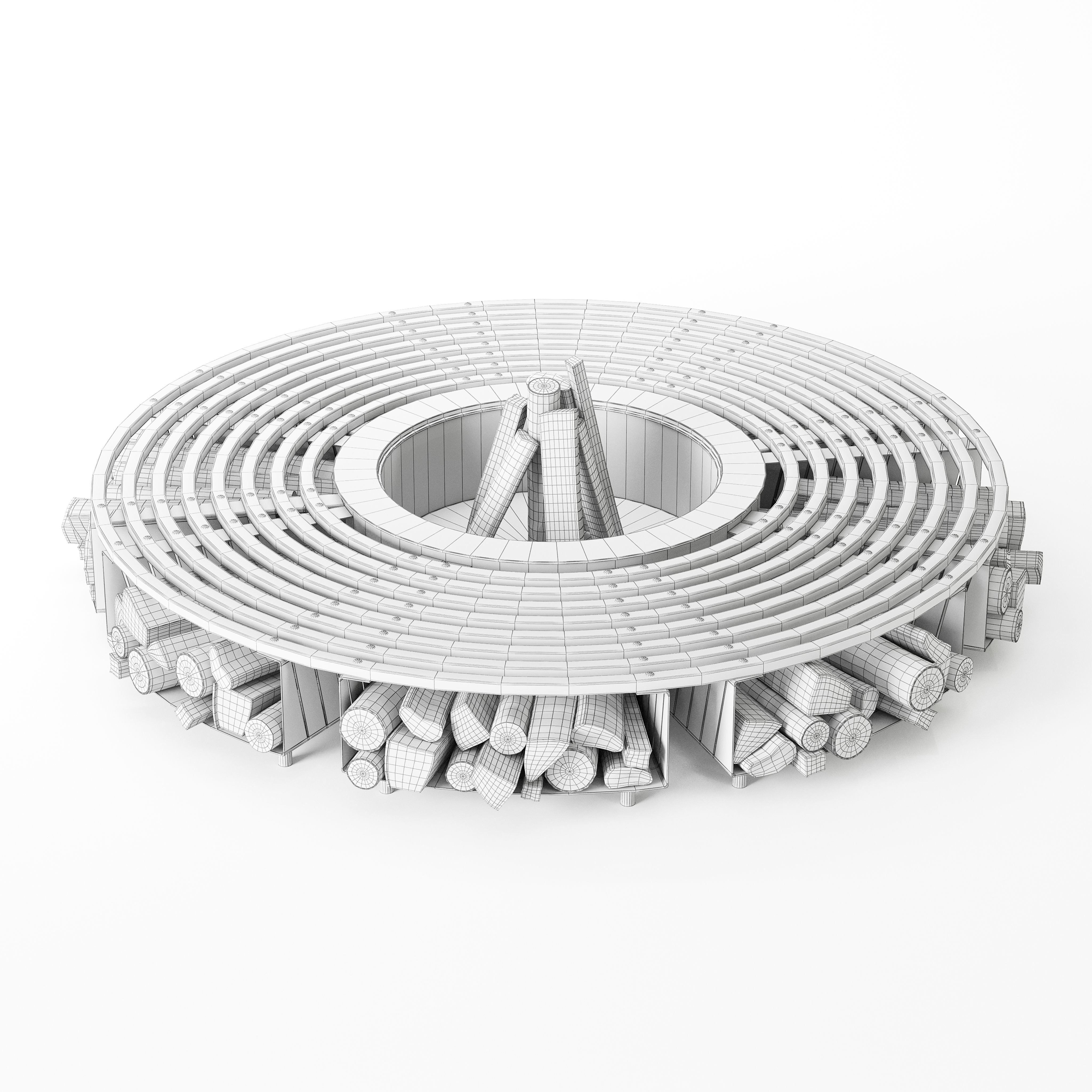 Fire Pit 05 3D model_4