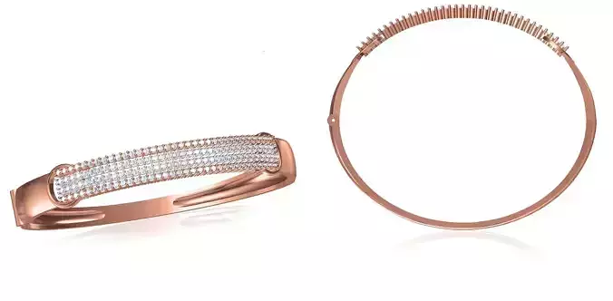 Women Bangle Bracelet STL JCD Details