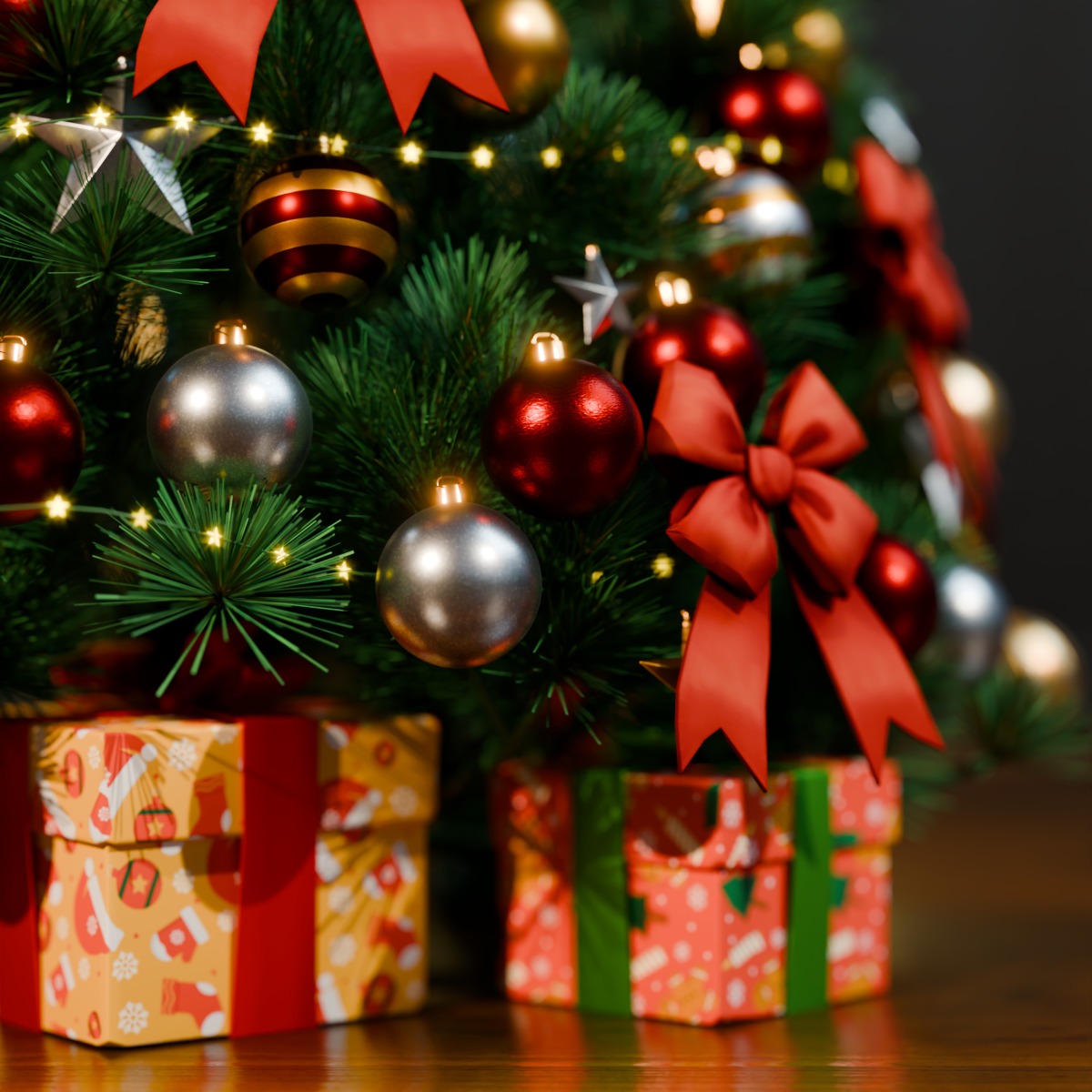 Christmas Tree 3D model 3D model_4