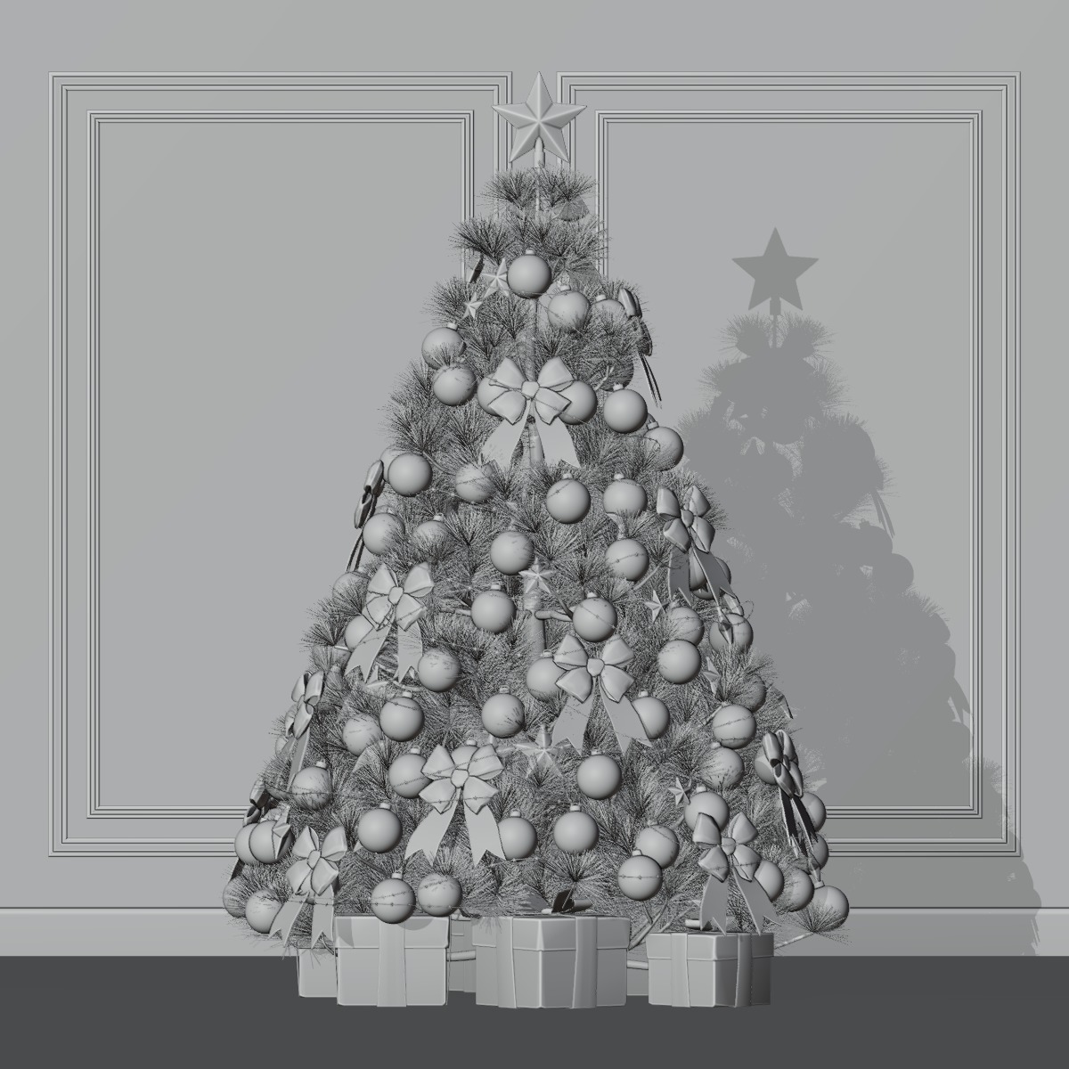 Christmas Tree 3D model 3D model_9
