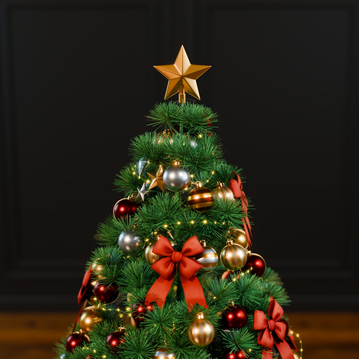 Christmas Tree 3D model 3D model_3