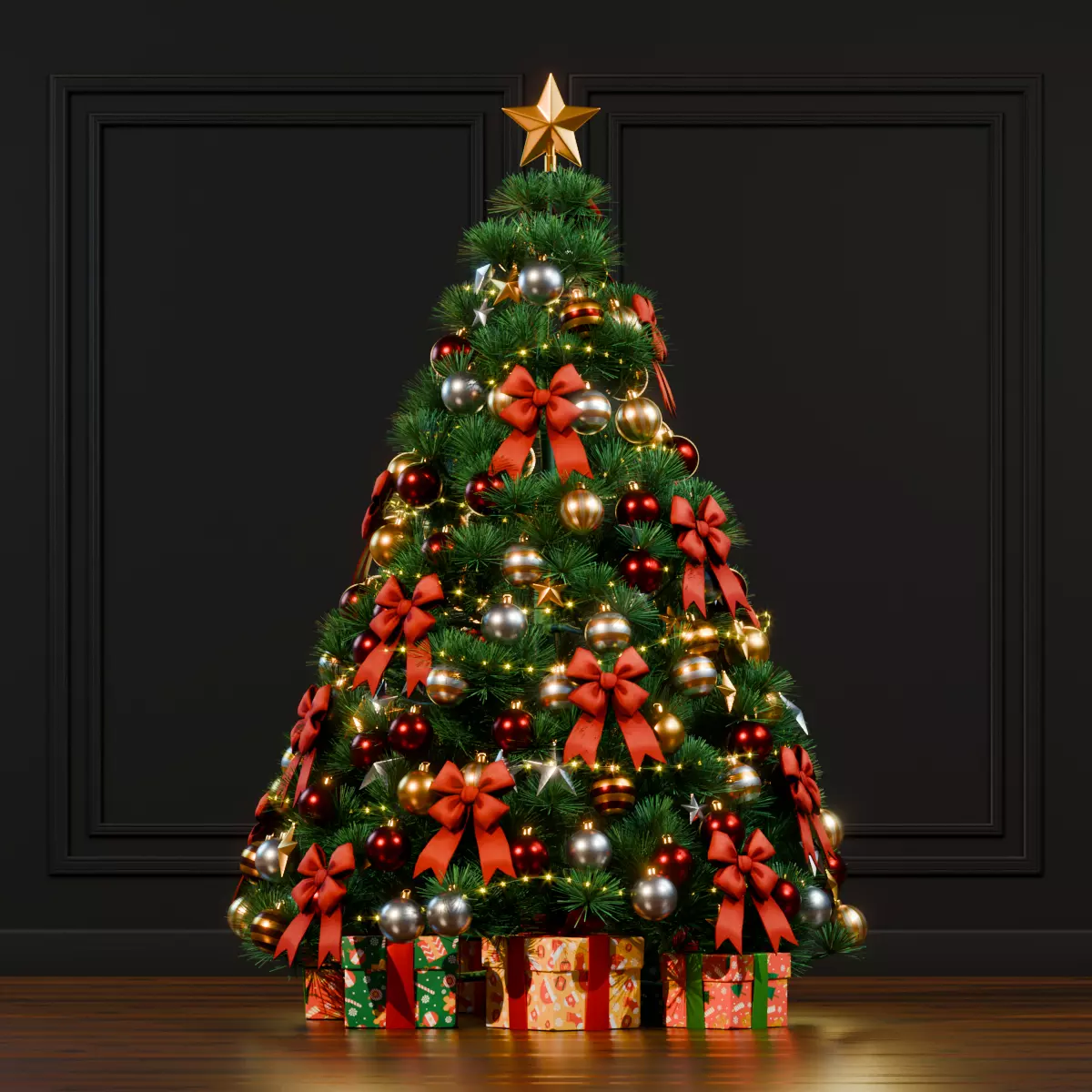 Christmas Tree 3D model 3D model_0