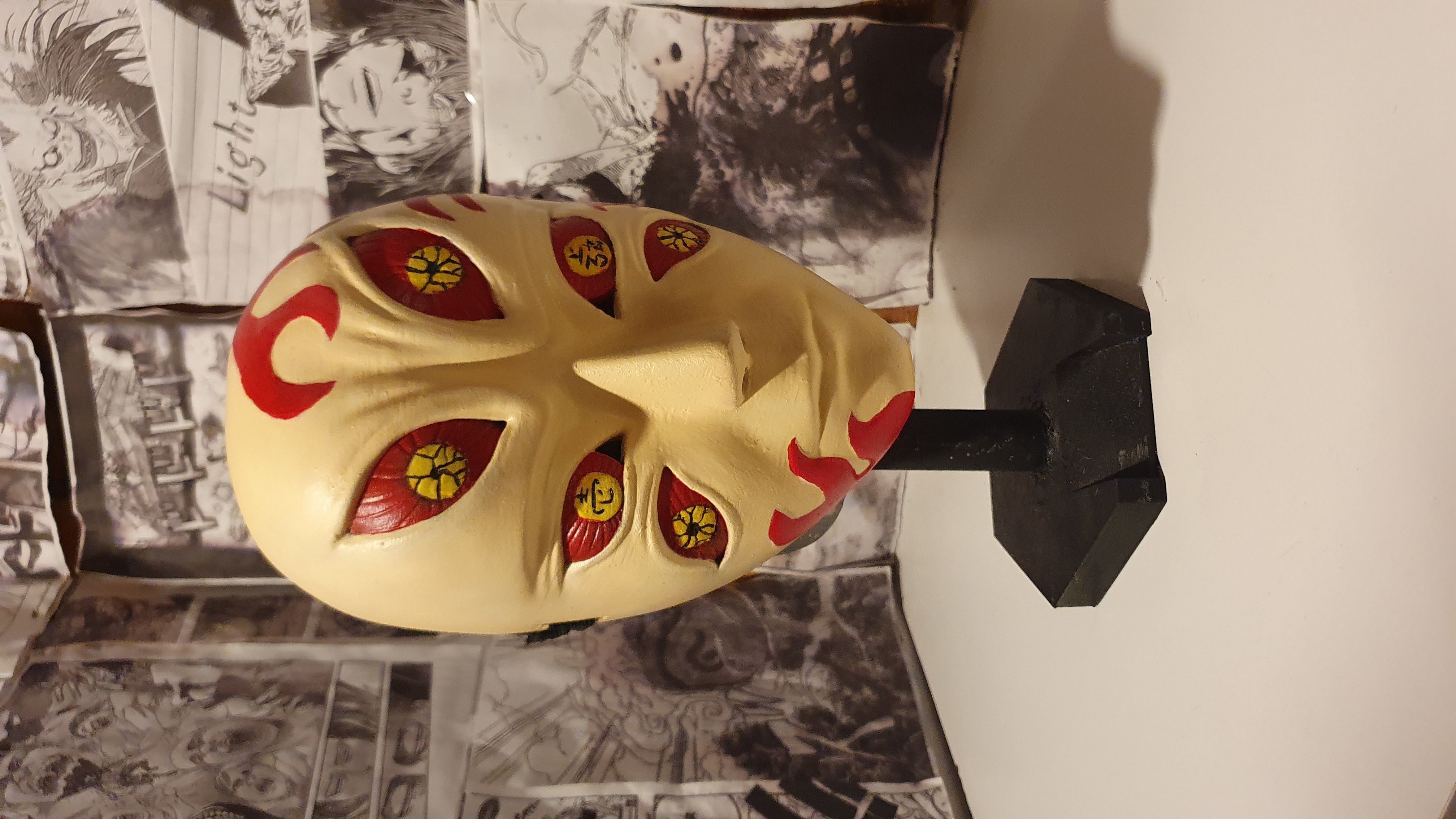 Kimetsu No Yaiba Kokushibo mask 3D print model_1