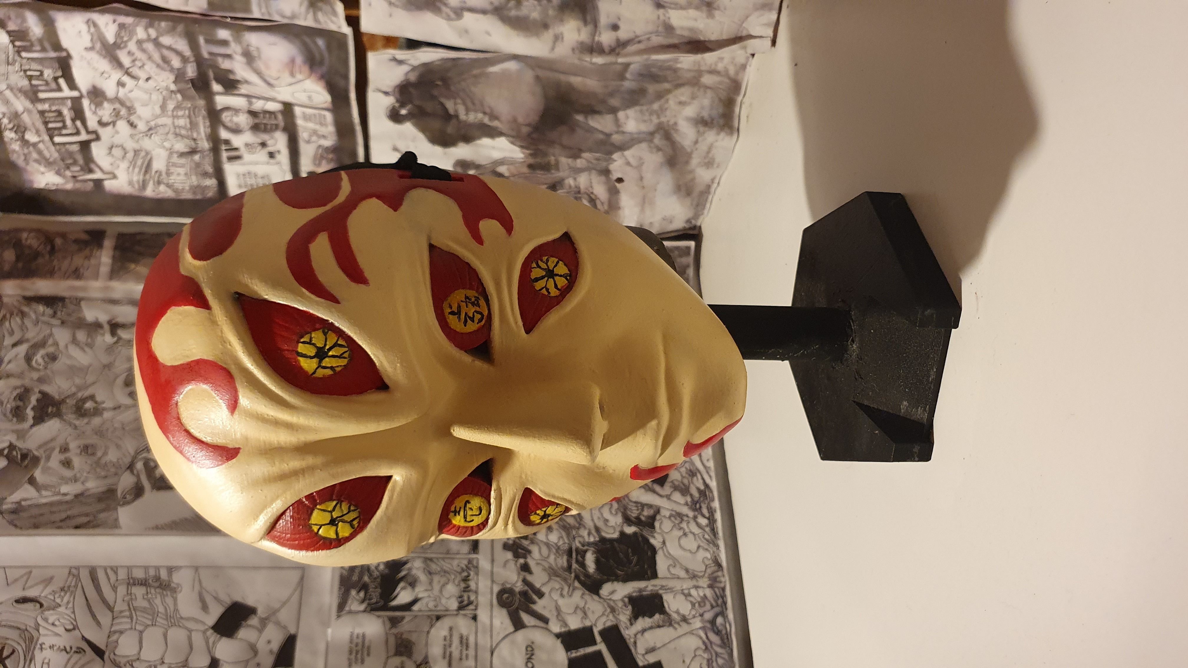 Kimetsu No Yaiba Kokushibo mask 3D print model_5