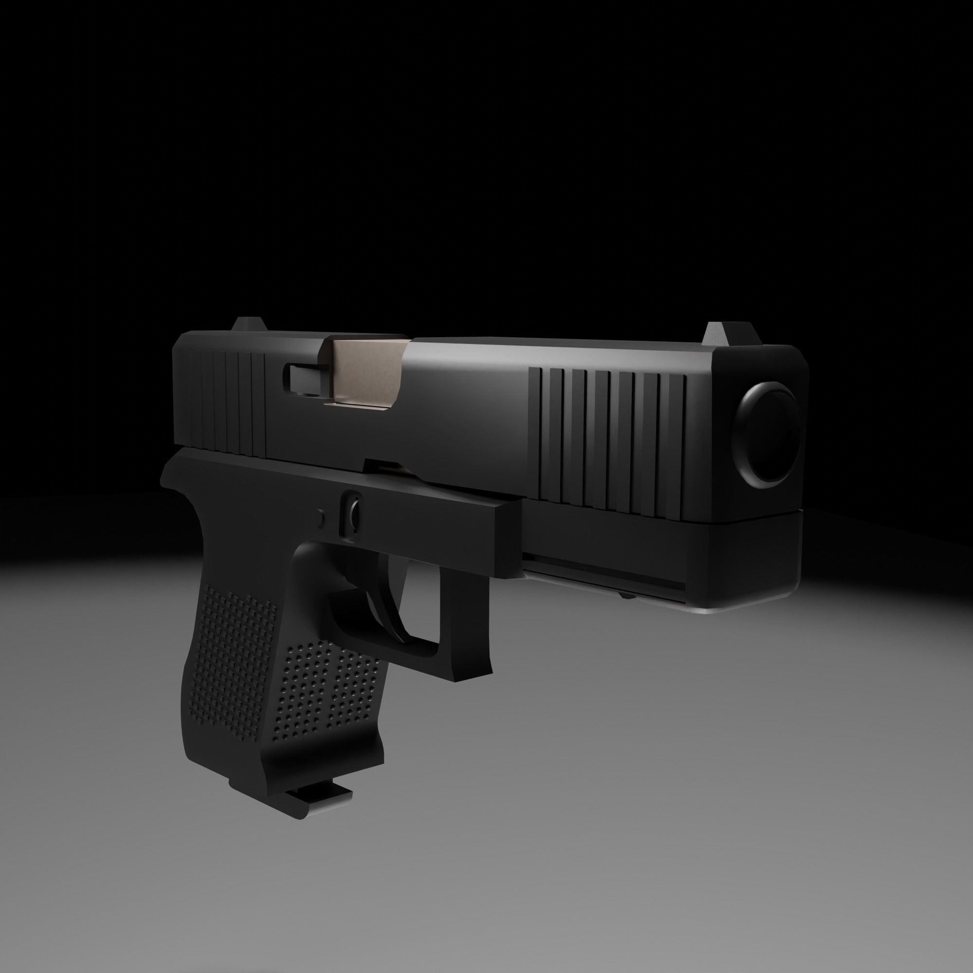 Glock Free 3D model_2