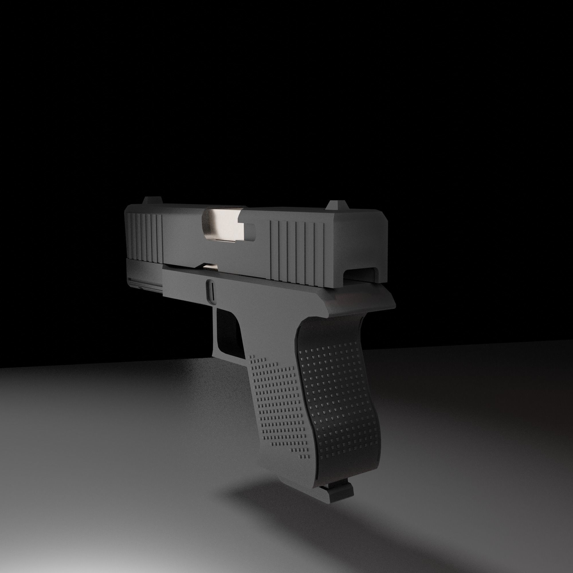 Glock Free 3D model_4