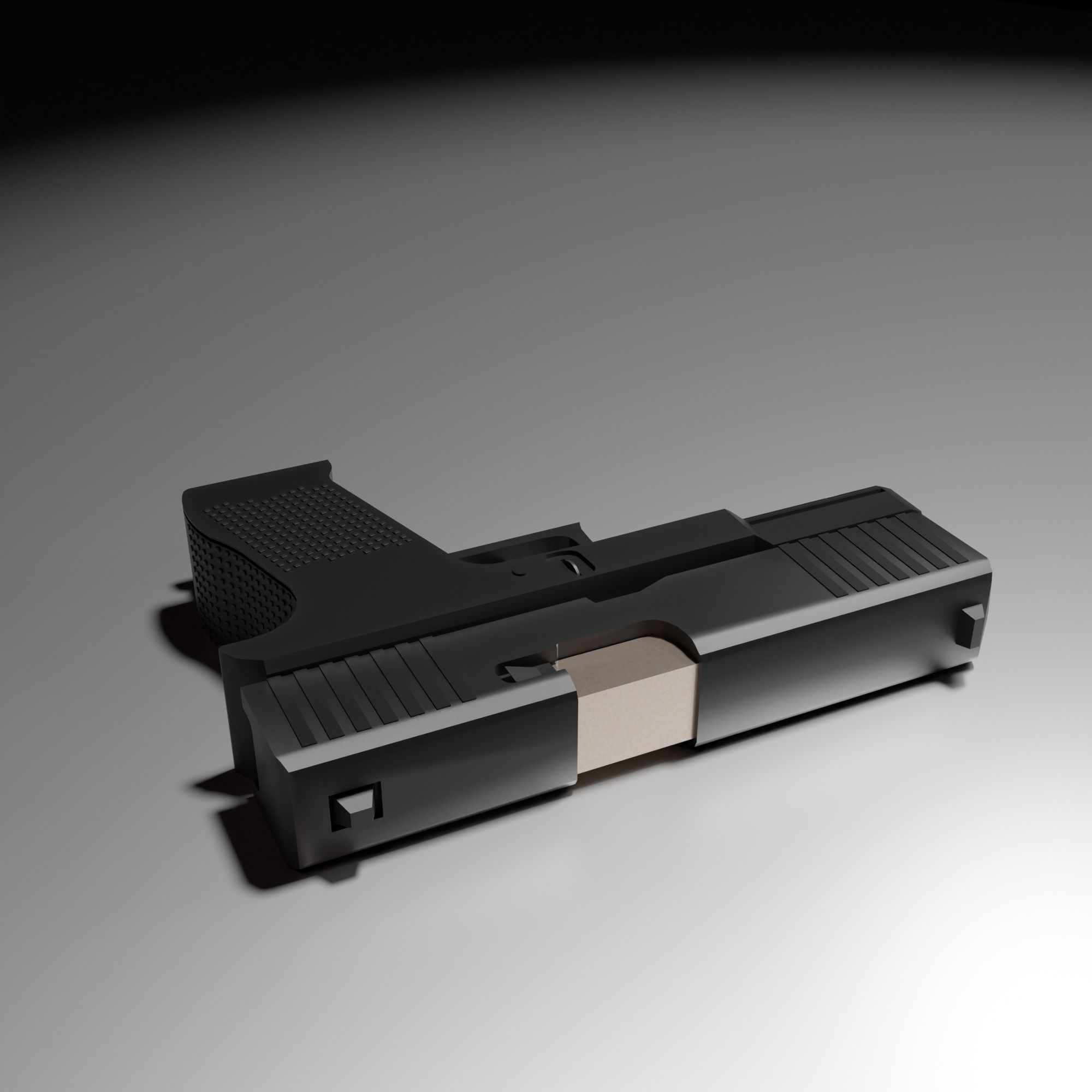 Glock Free 3D model_1