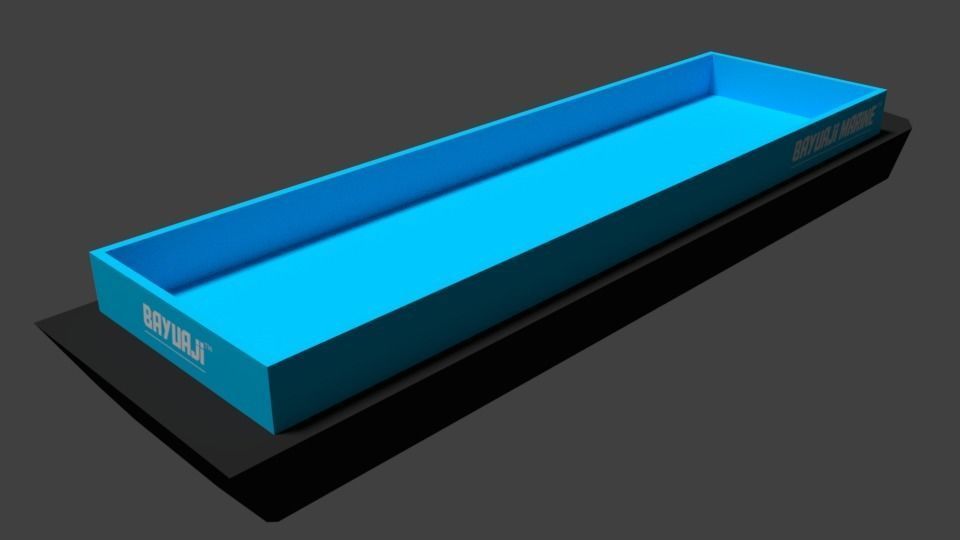 BargeShip 3D model_3