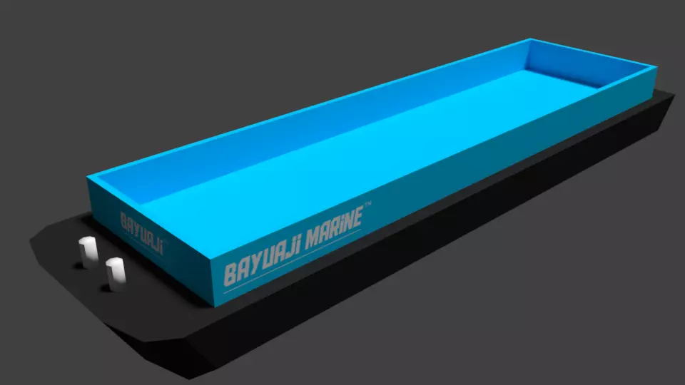 BargeShip 3D model_0