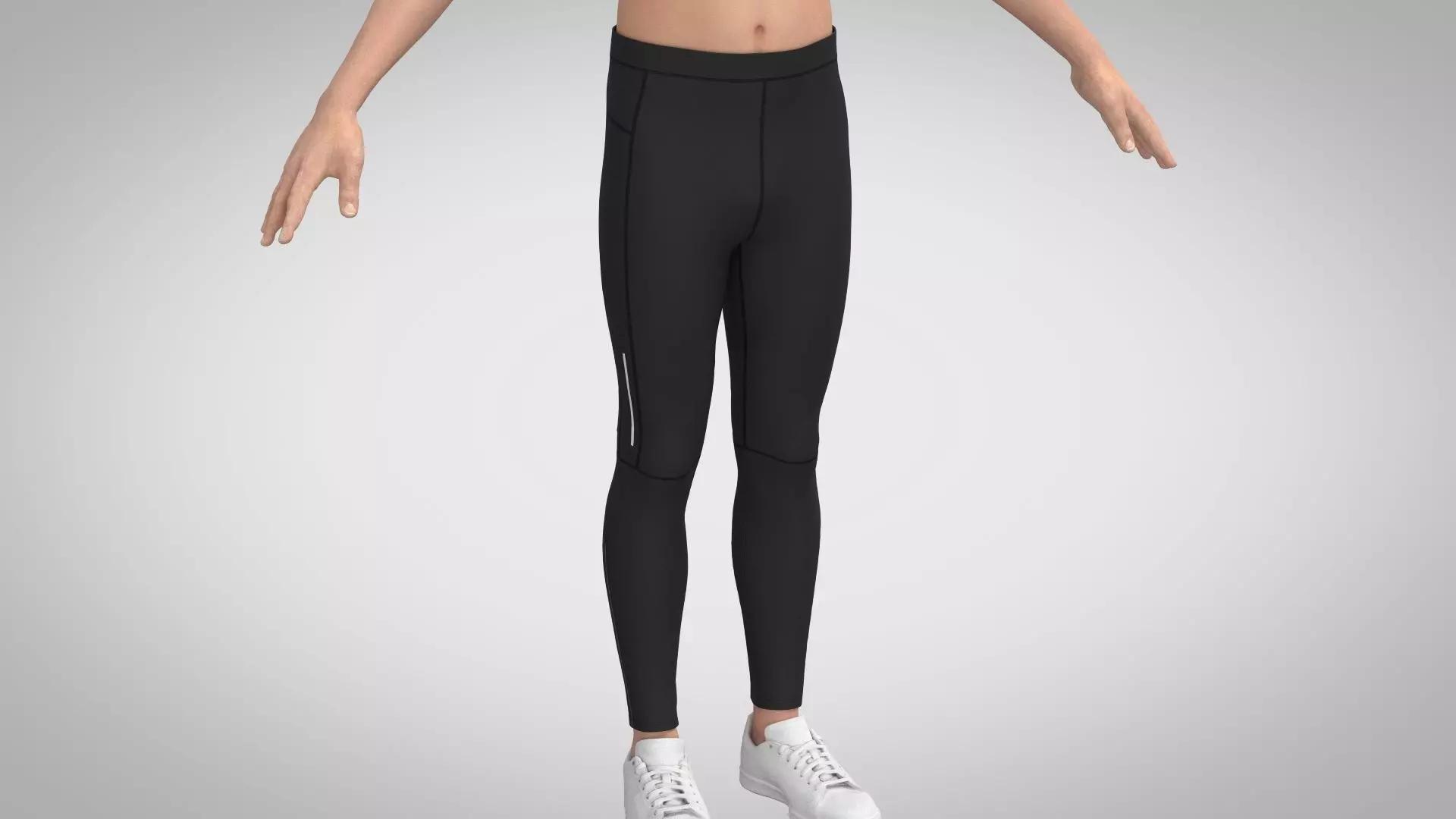 Men Long Tights 3D model