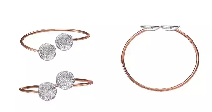 Women Bangle Bracelet STL JCD Details
