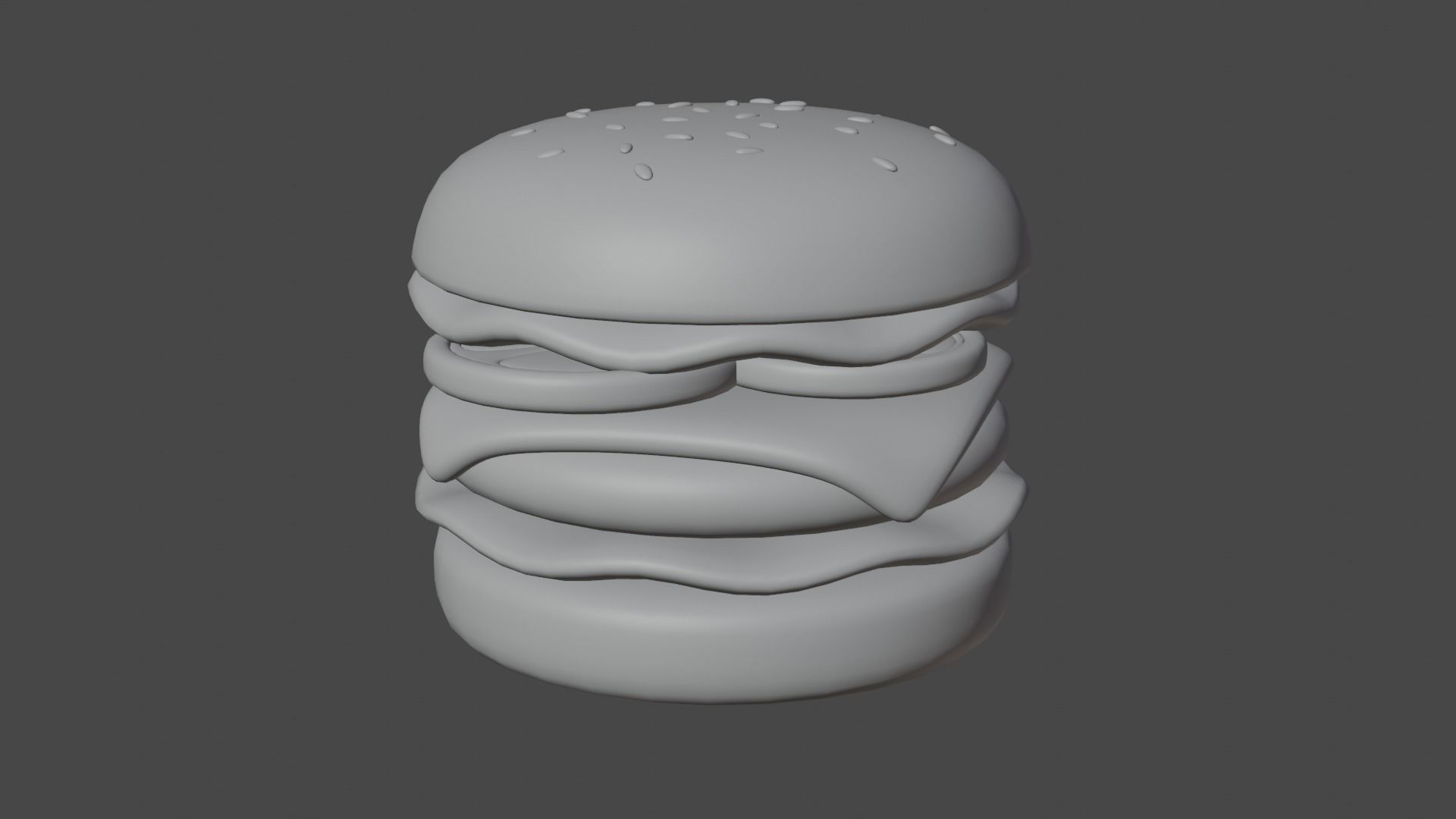 Hamburger 3D model_4