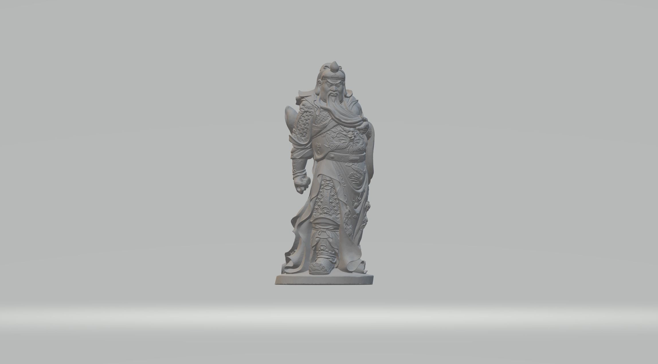 Guan Yu 3D print model_5