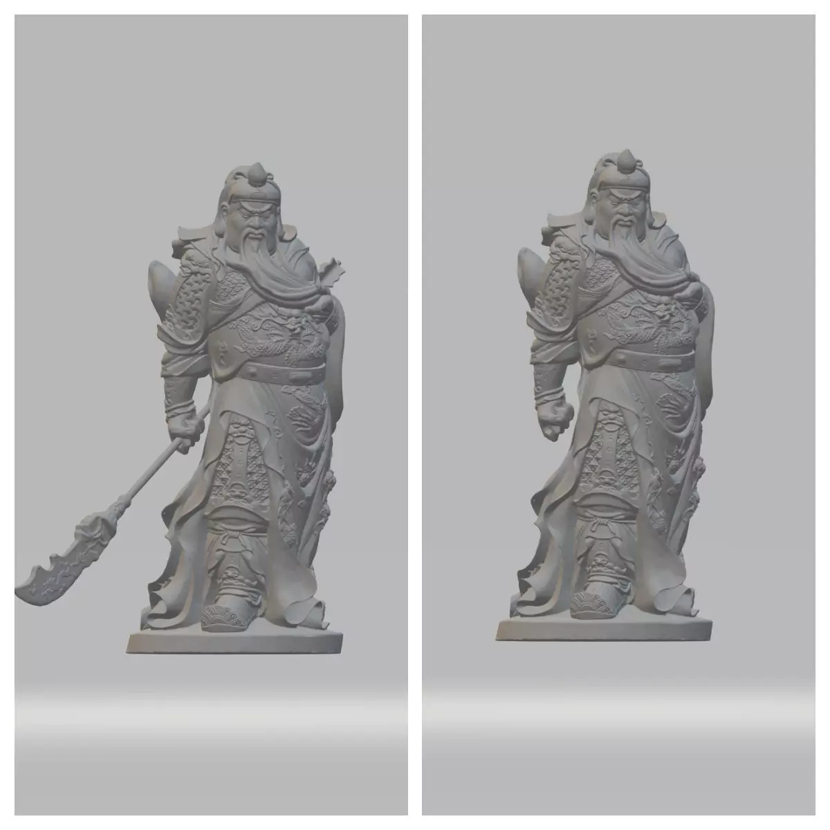 Guan Yu 3D print model_0