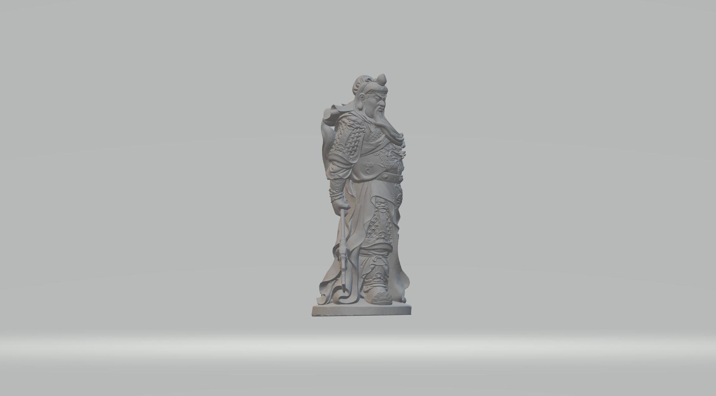 Guan Yu 3D print model_4