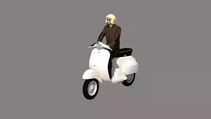 VESPA PRIMAVERA 125 3D model