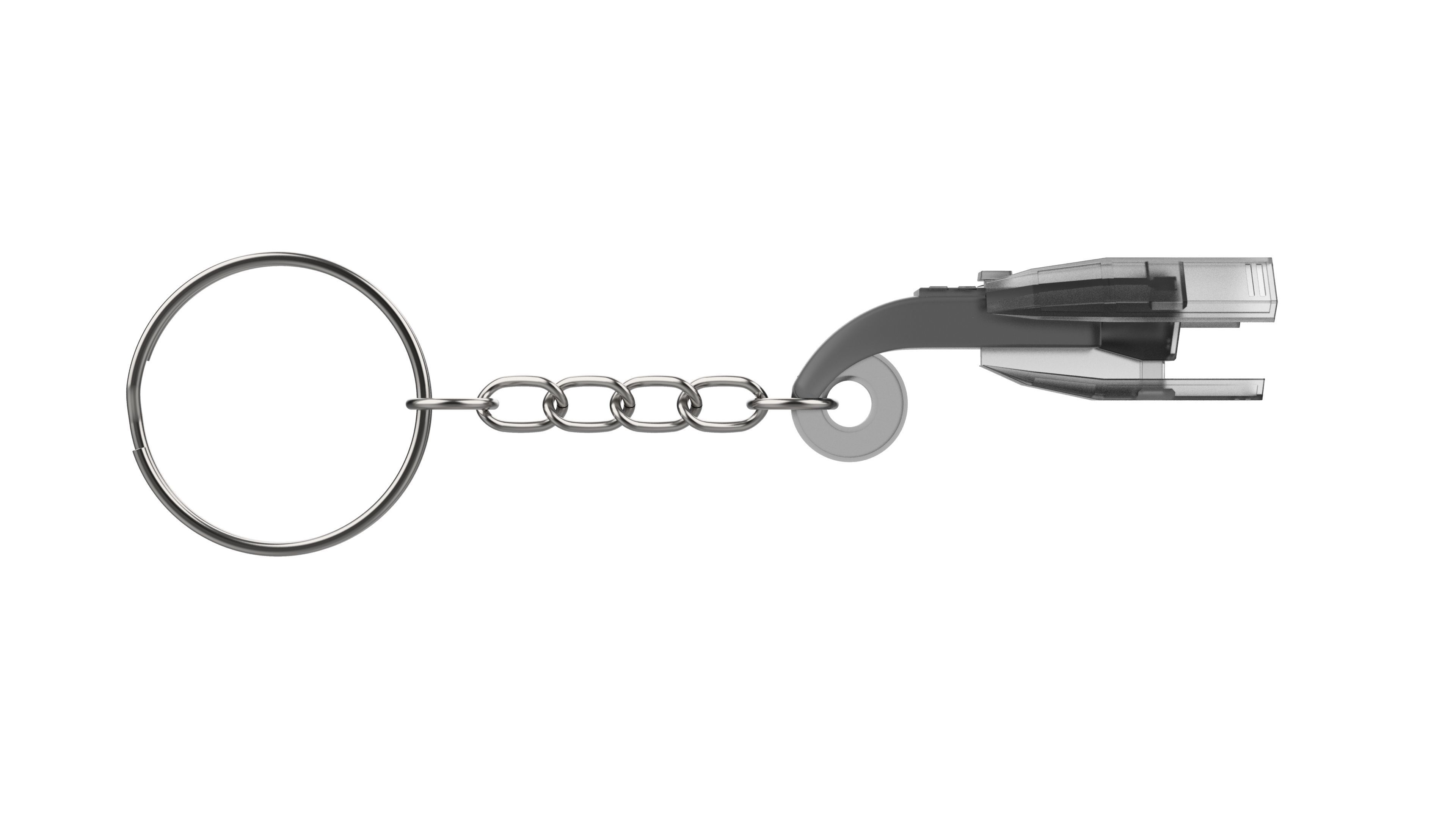 Keychain - Lex Luthor Quantum Device - Printable model - STL 3D print model_5