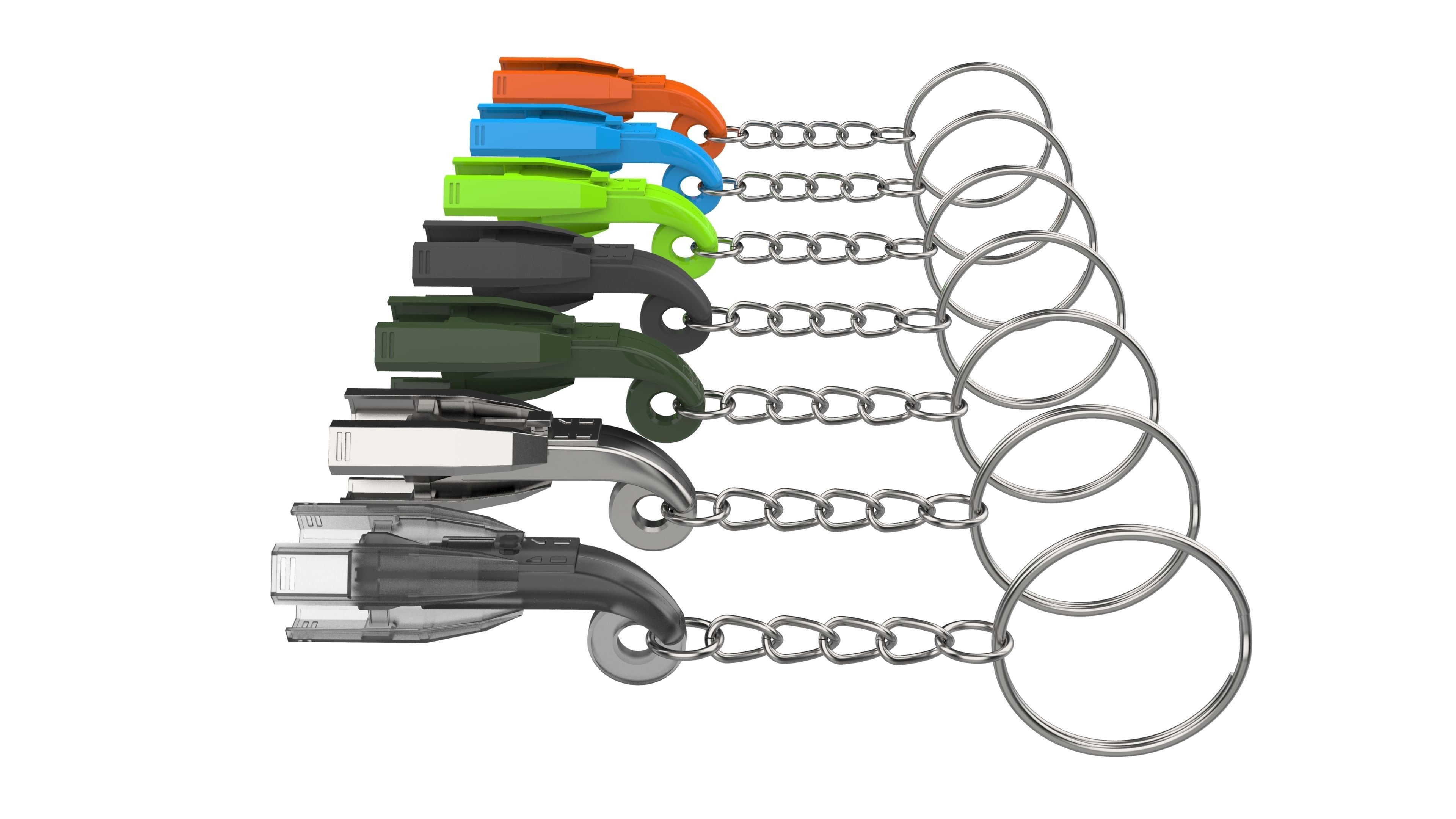 Keychain - Lex Luthor Quantum Device - Printable model - STL 3D print model_11