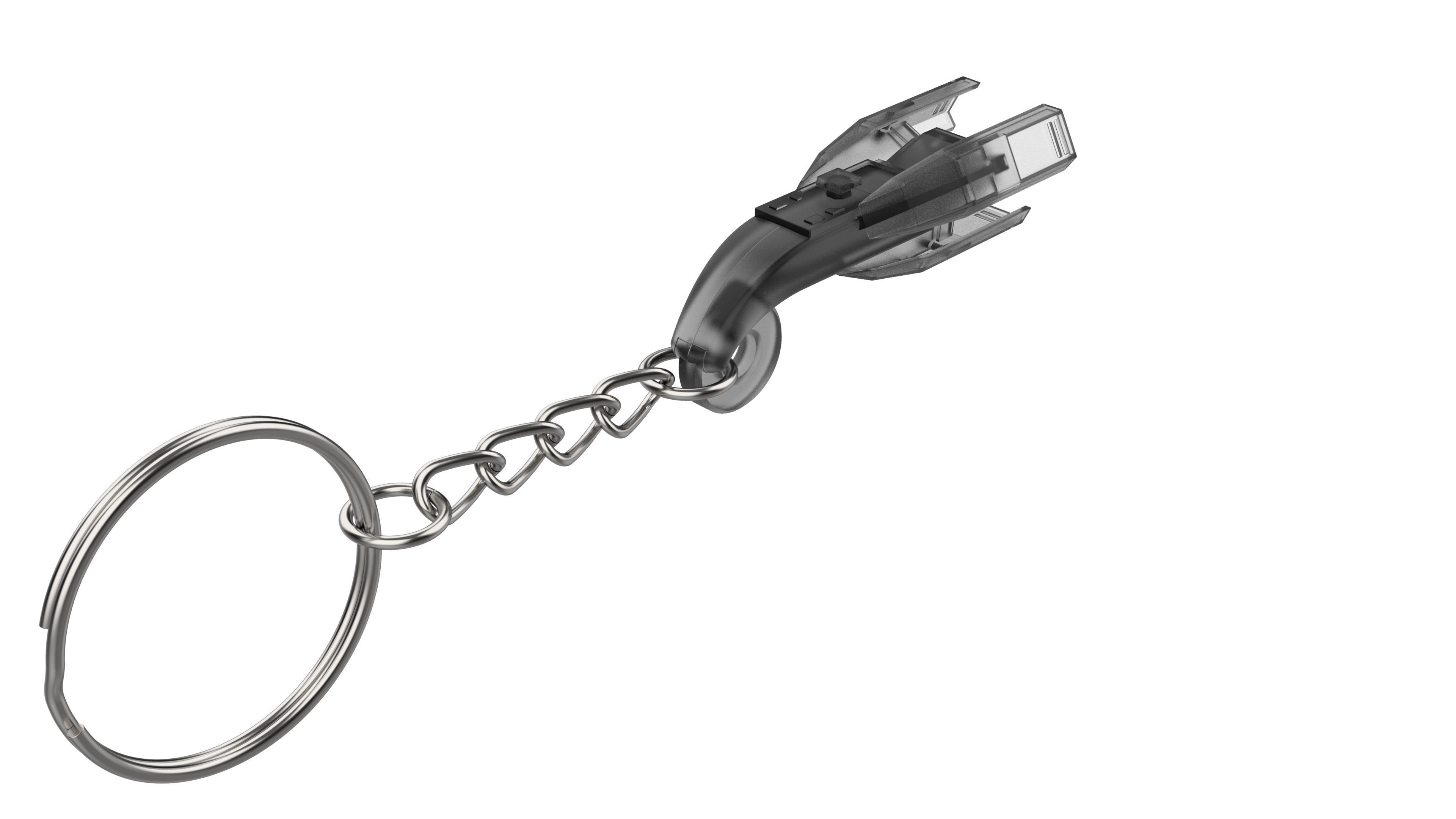 Keychain - Lex Luthor Quantum Device - Printable model - STL 3D print model_4